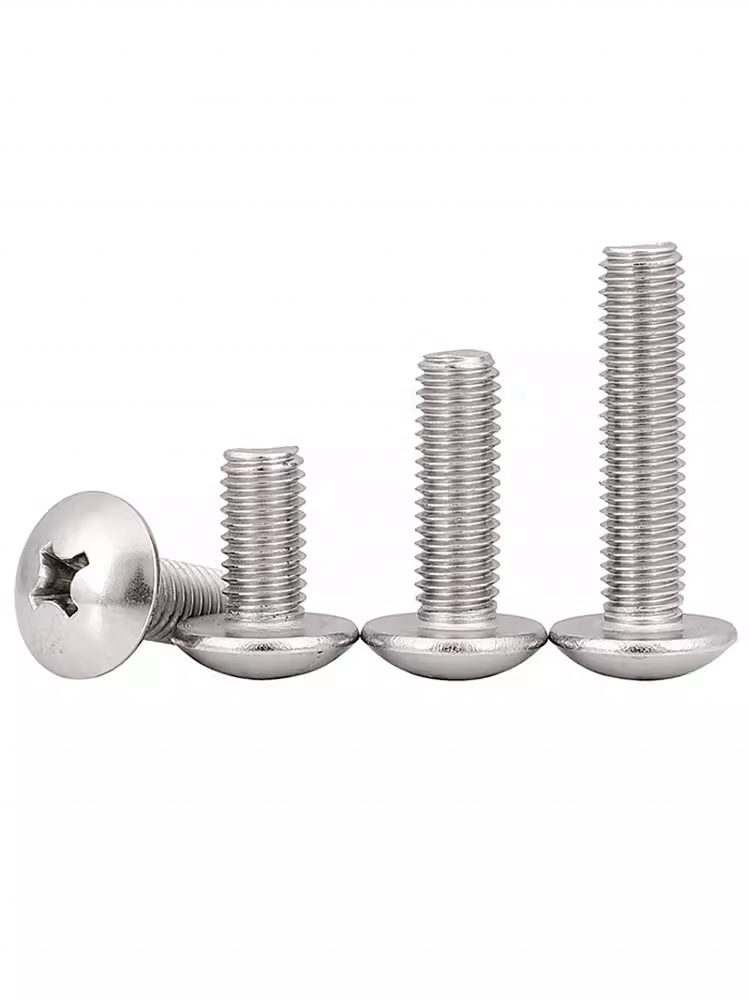 304 stainless steel umbrella screw pan head cross machine screw