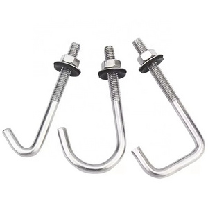 304 stainless steel round hook bolt right Angle hook bolt