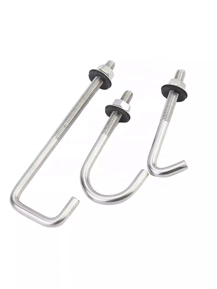 304 stainless steel round hook bolt right Angle hook bolt