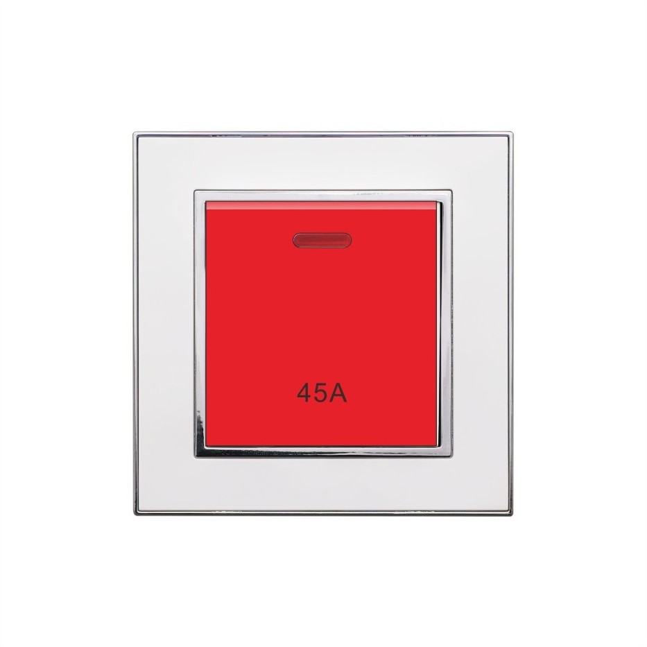 Wholesale top quality   20A 45A  DP Electrical Wall Switch With Neon and Cooker Unit