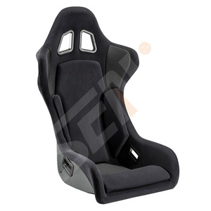 SEAHI Universal recliner seats Black Bucket sport Adjustable car racing seat Velvet