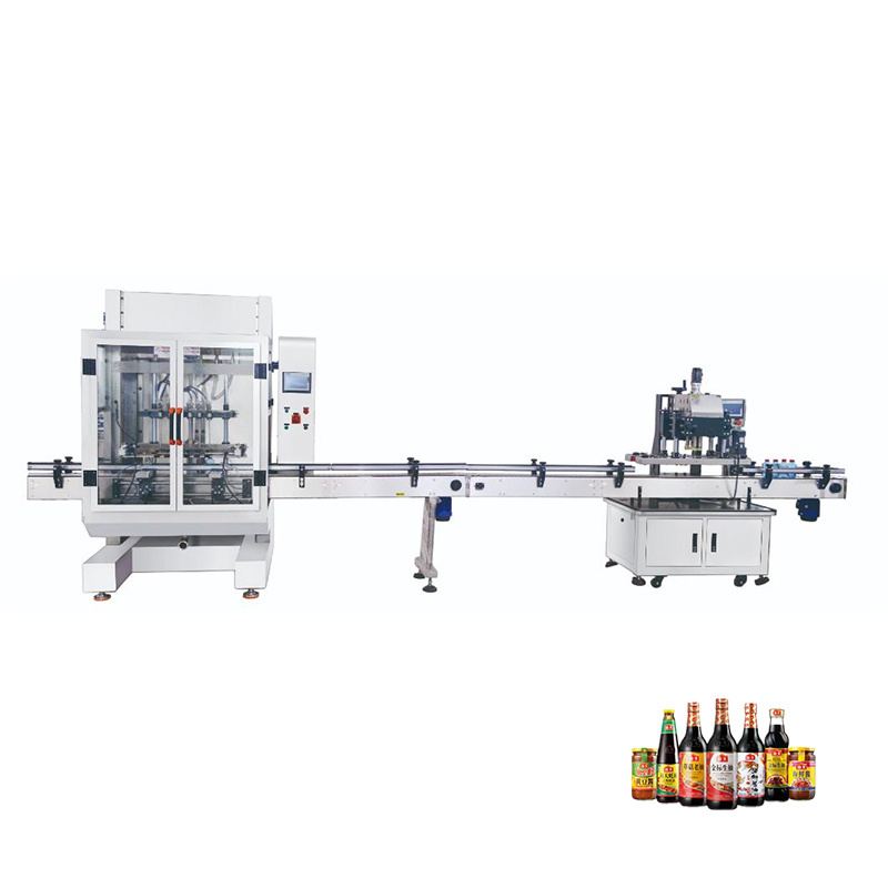 palm oil bottle Fully automatic liquid filling machine packaging line