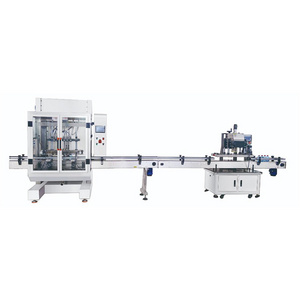 palm oil bottle Fully automatic liquid filling machine packaging line