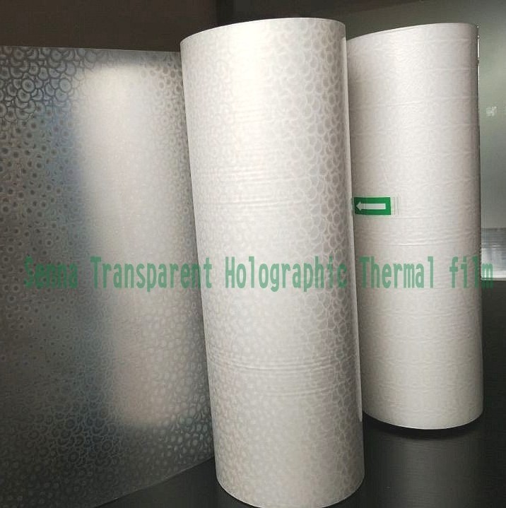 China Holographic Film Manufacturer Transparent Stretch Film Bopp Holographic Film