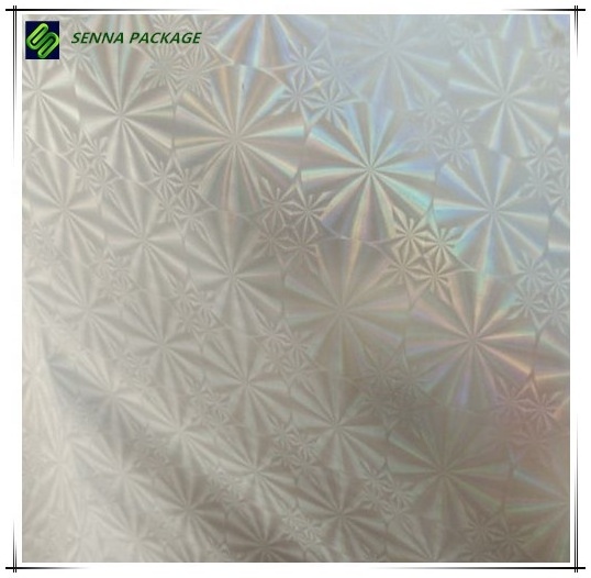 China Holographic Film Manufacturer Transparent Stretch Film Bopp Holographic Film