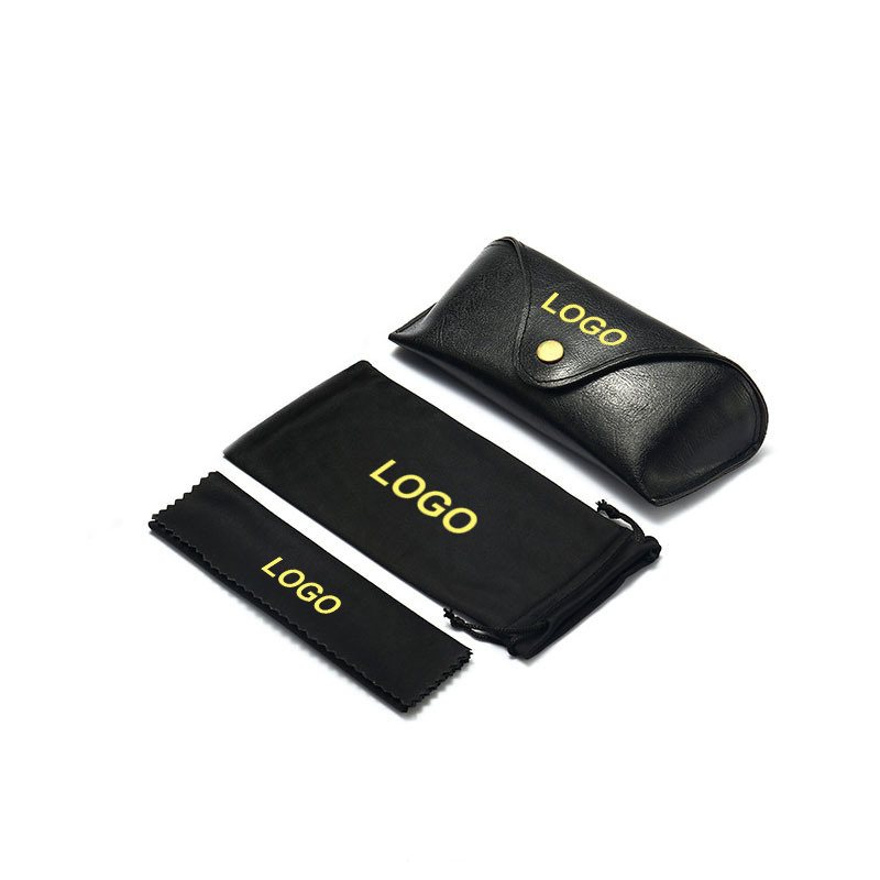 2023 Wholesale High Quality Spectacle Case Custom Sunglasses Case Set Packing Folding Eyewear Storage Box