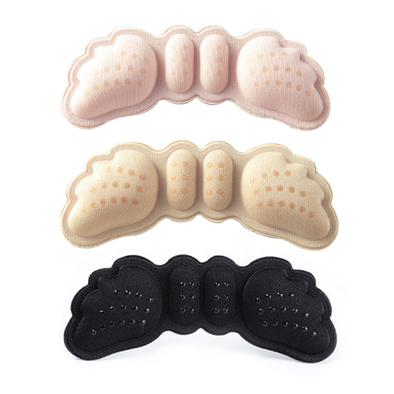 Woman High Heel Insole Angel Wings Glue Back Heel Shoe Grips Anti-wear Adhesive Insole Shoes Accessories Heel Stick Pads