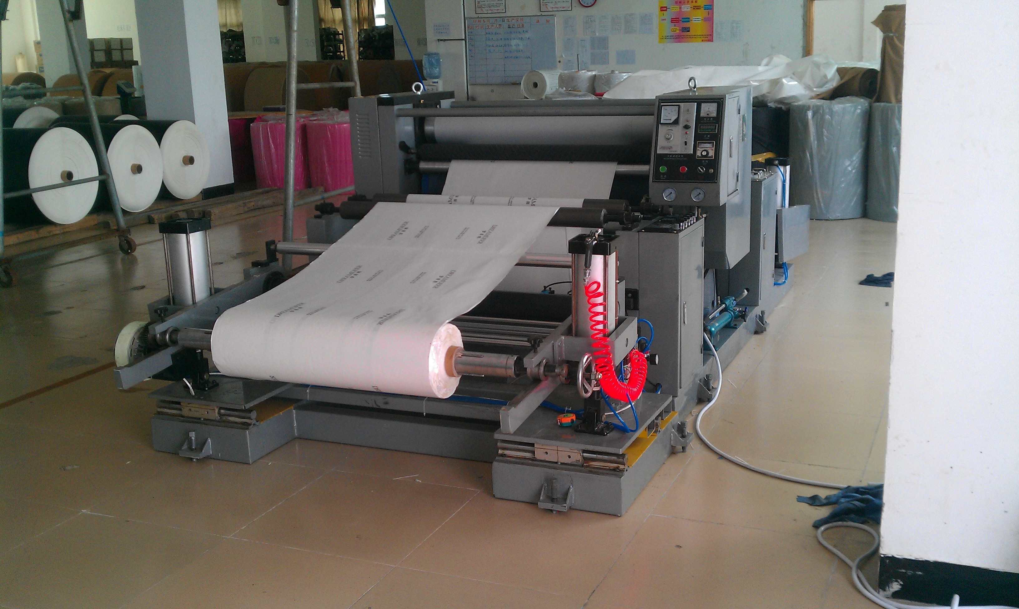 Nonwoven Fabric Embossing And Perforating Machine