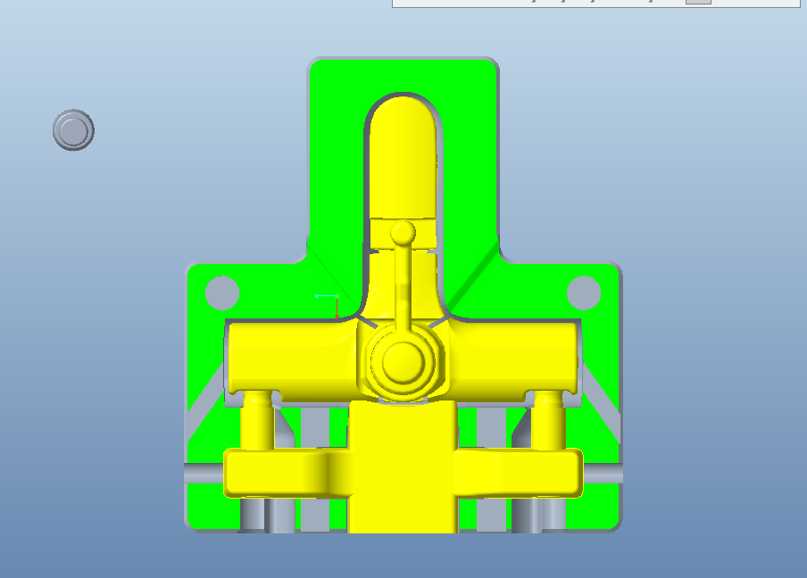 Bathtub faucet gravity casting mould for shell