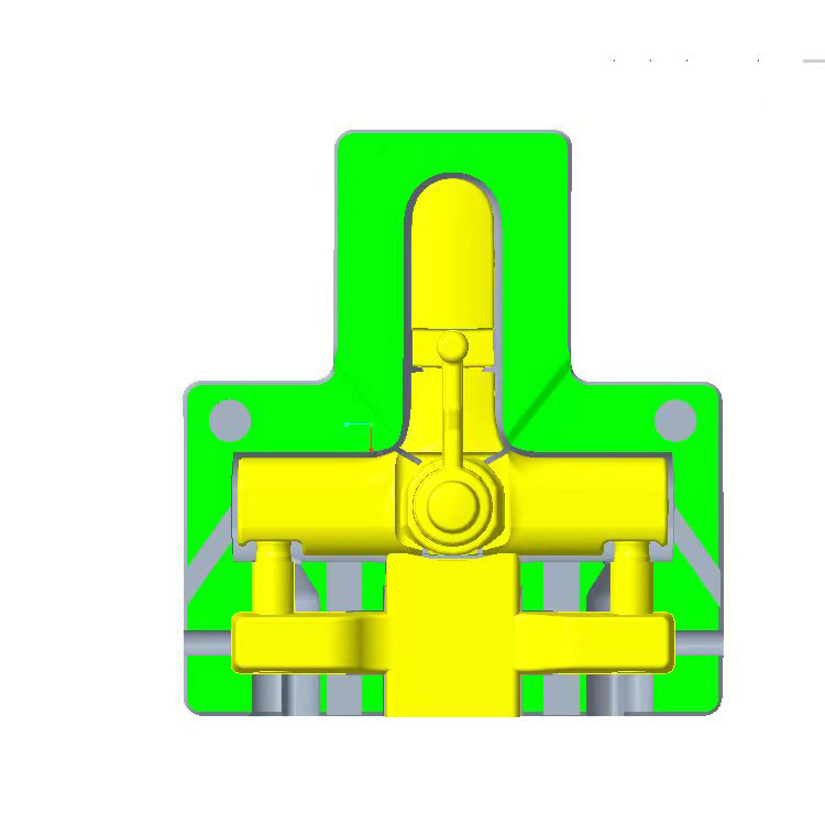 Bathtub faucet gravity casting mould for shell