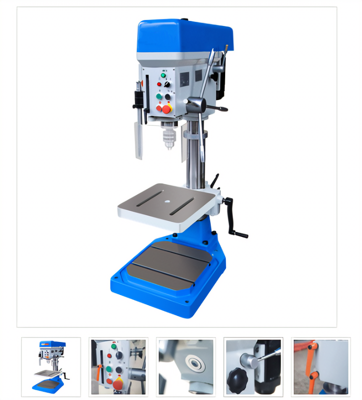 Vertical drilling machine single cylindrical vertical drilling machine small single shaft vert