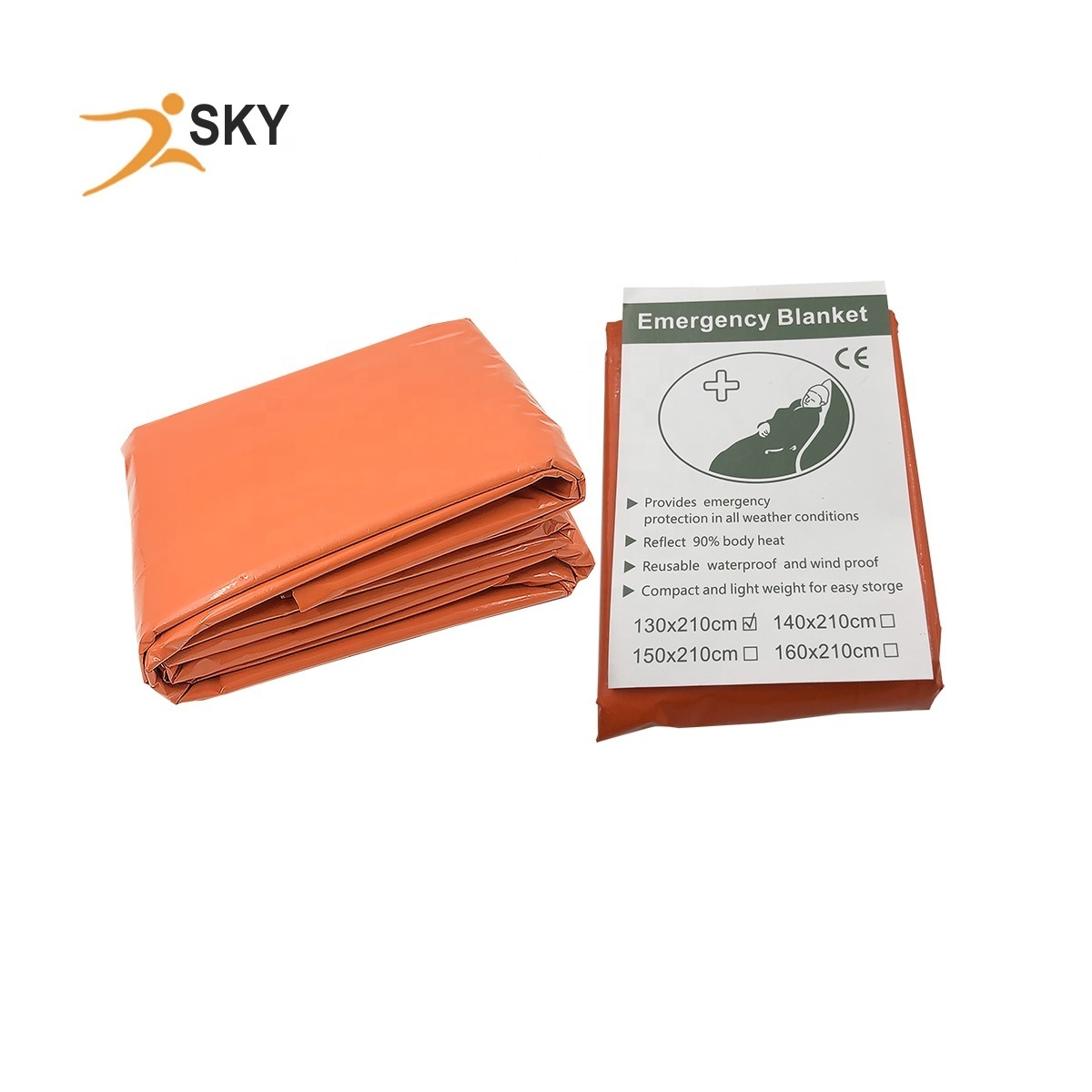 Wholesale Rescue Aluminum Foil For First Aid Use Cover Sheet Survival Emergency Warming Blanket