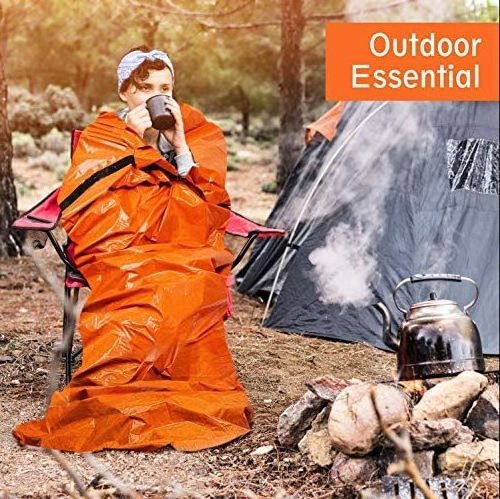 survival emergency Bivy Sack sleeping bag extra-thick material protect from rain wind snow keep warm