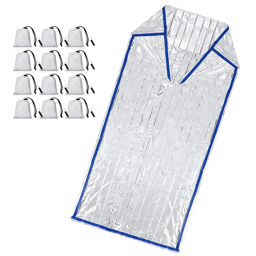 Outdoor Essentials Survival Thermal Space Emergency Sleeping Bag Mylar Bivvy For Camping