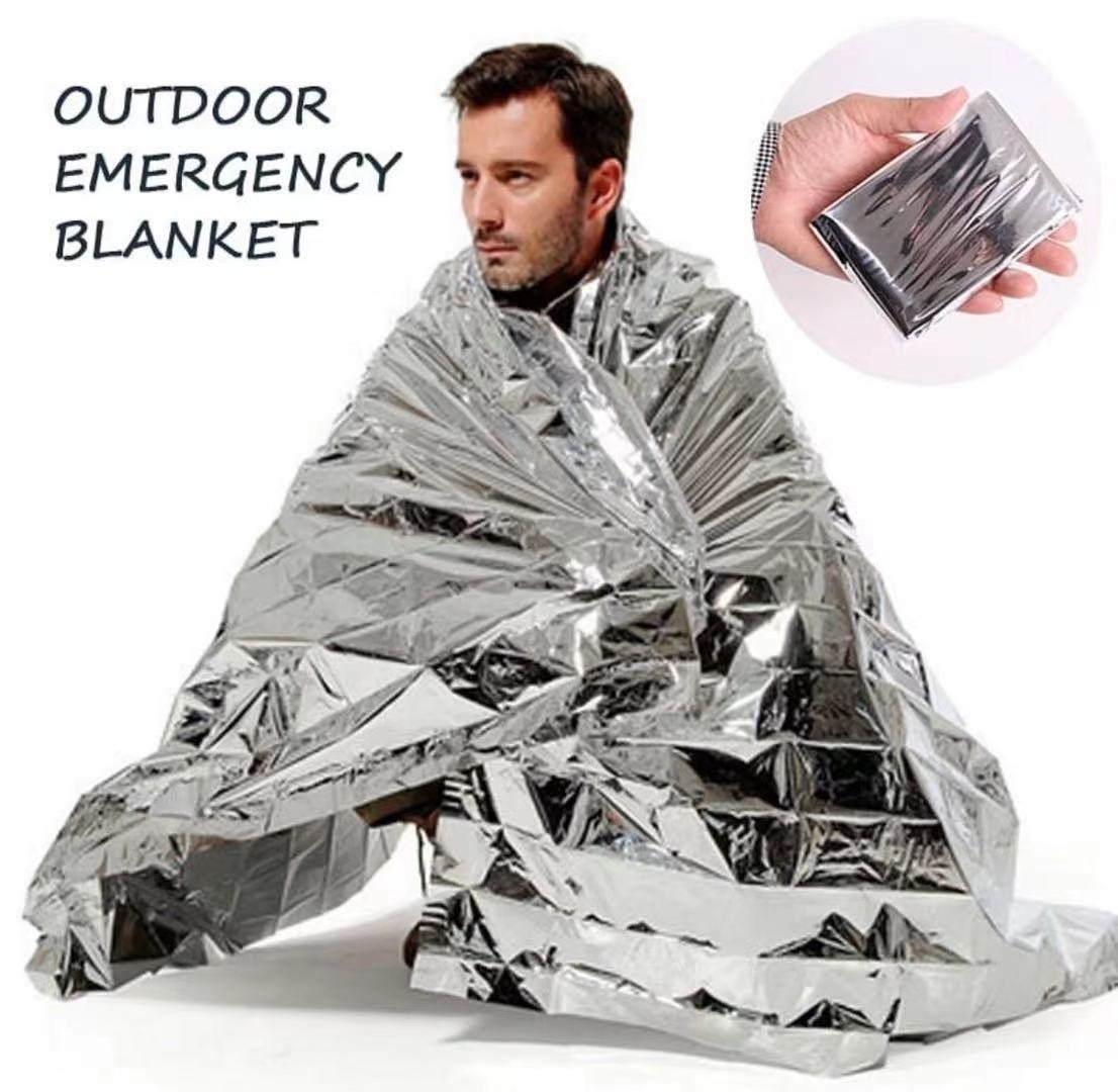 Premium Outdoor Supplies Hiking Camping Products Emergency Blankets Mylar Thermal Space Foil Blanket for Outdoor Activities