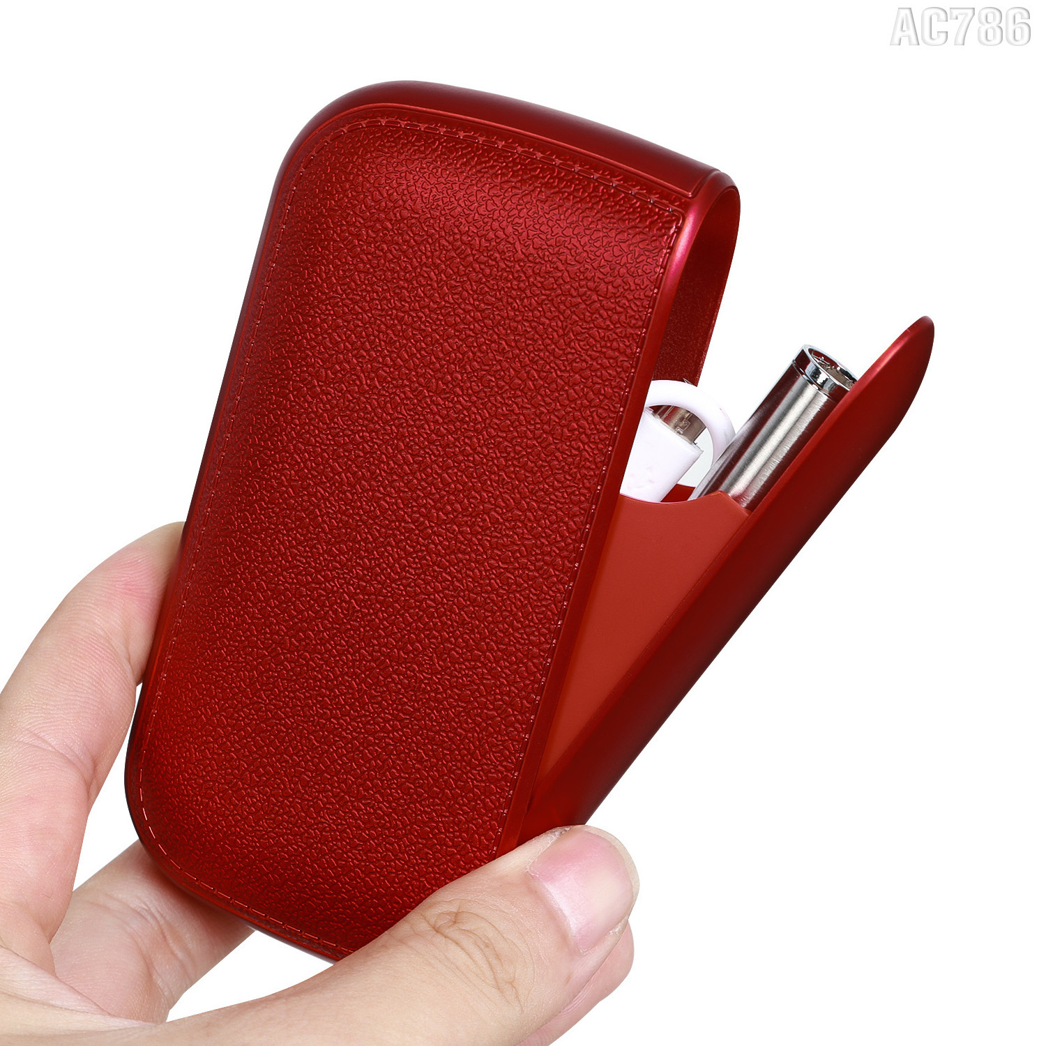 10 Pack Stash Press Type Multifunctional Cigarette Case Equipped With Usb Cigarette Lighter