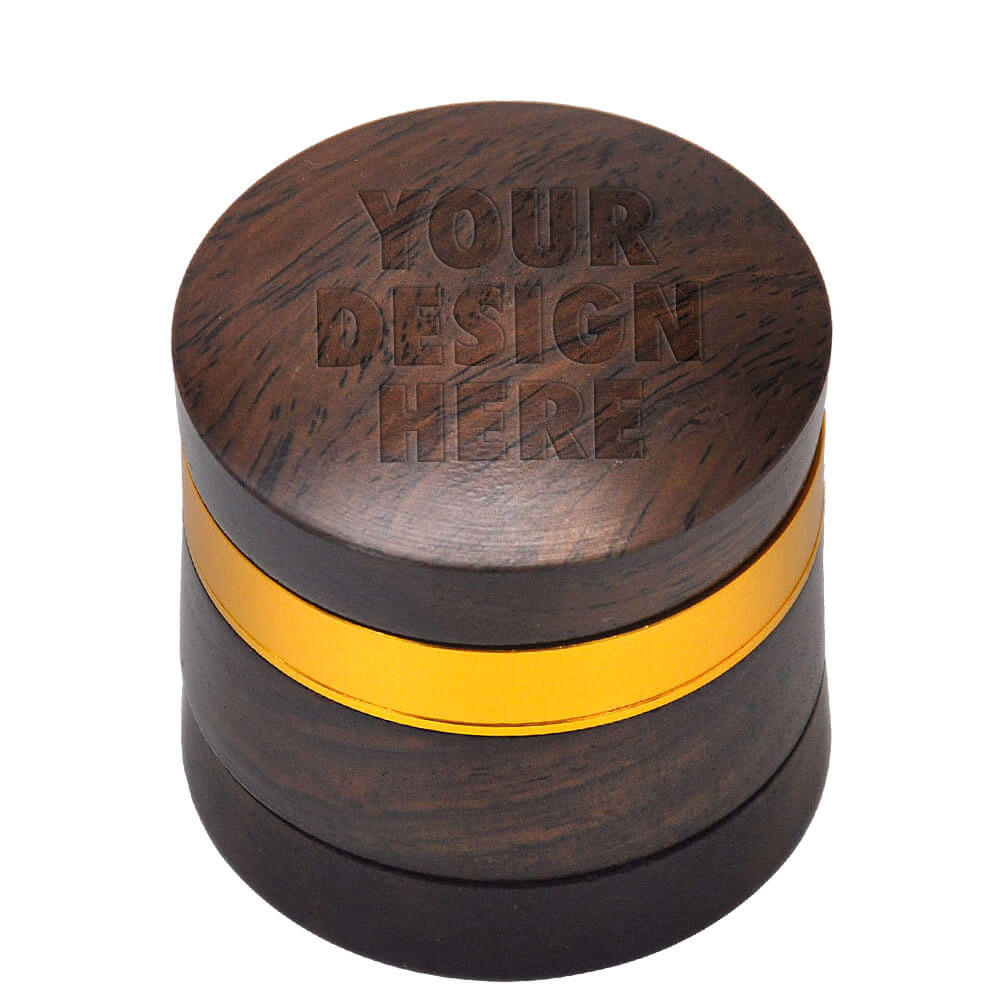 Hornet Premium Rosewood Handmade Tobacco Herb Grinder 60 Mm 4 Layers Aluminum Sharp Diamond Teeth Smoking Herbal Grinder