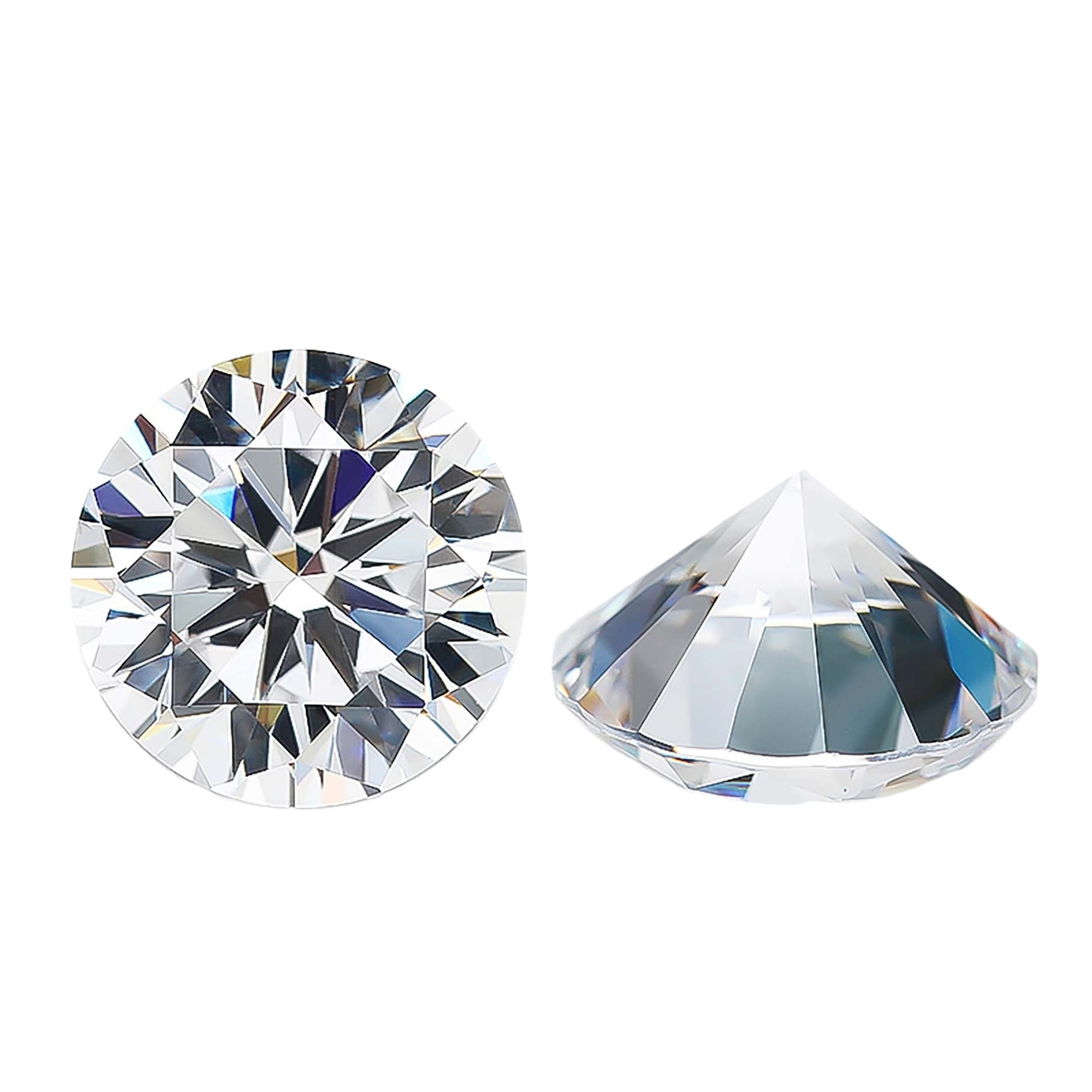 ST Gems Ready to Ship White Round Brilliant Cut Best D Color VVS1 loose Moissanite