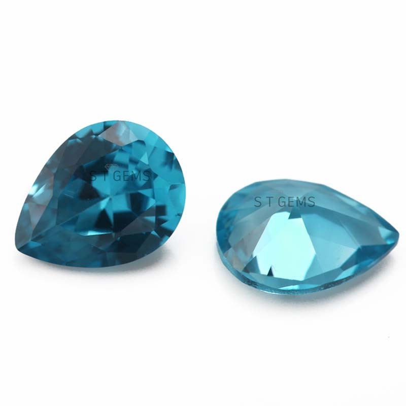 Good Polished Synthetic Gemstone Pear Cut Loose 120# Spinel Price Per Carat