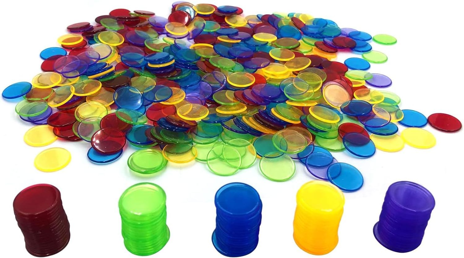 Hands-on Math Activity Tool Drink Wedding Transparent 8Mm Student Custom Plastic Festival Token