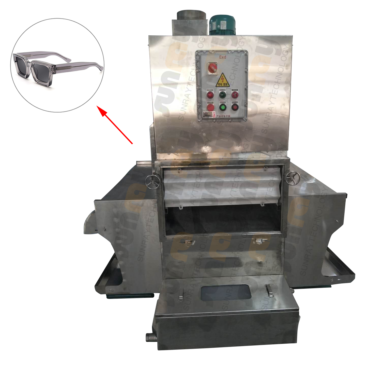 Factory Custom New Acetate Eyeglasses Machinery Glasses Frame Product Making Machines Automatic Polishing Head Machine