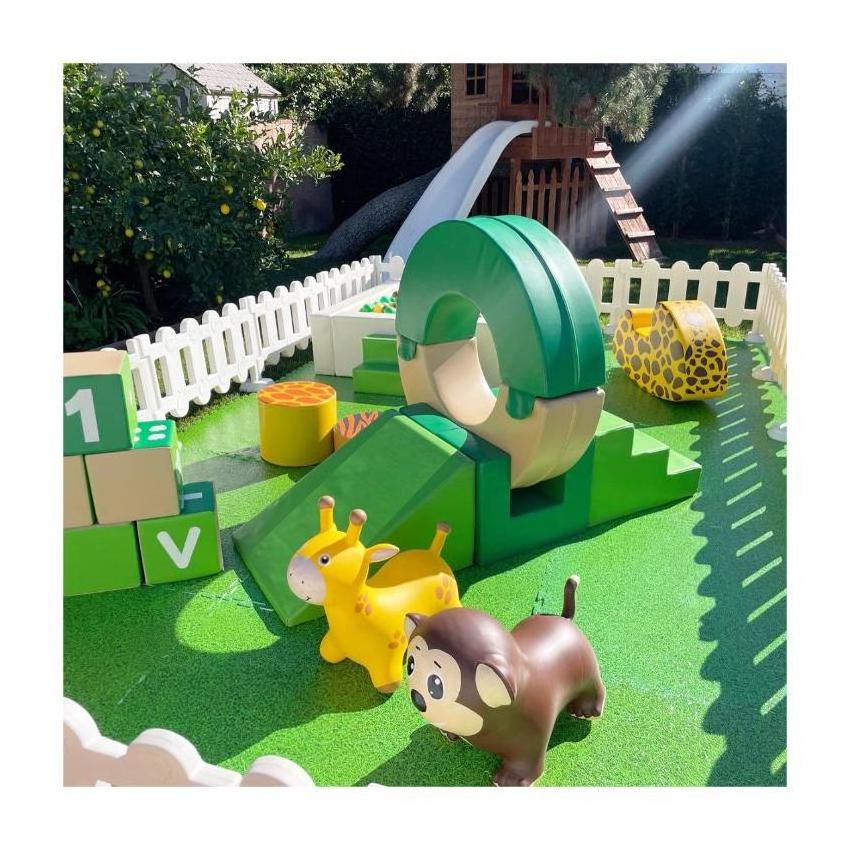 Whimsical Soft Play Merry Go Round for Spinning Adventures