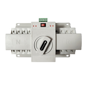 Applicable to generator 10-63A 2P/4P AC220V/400V MINI type Automatic transfer switch dual power changeover switch ATS