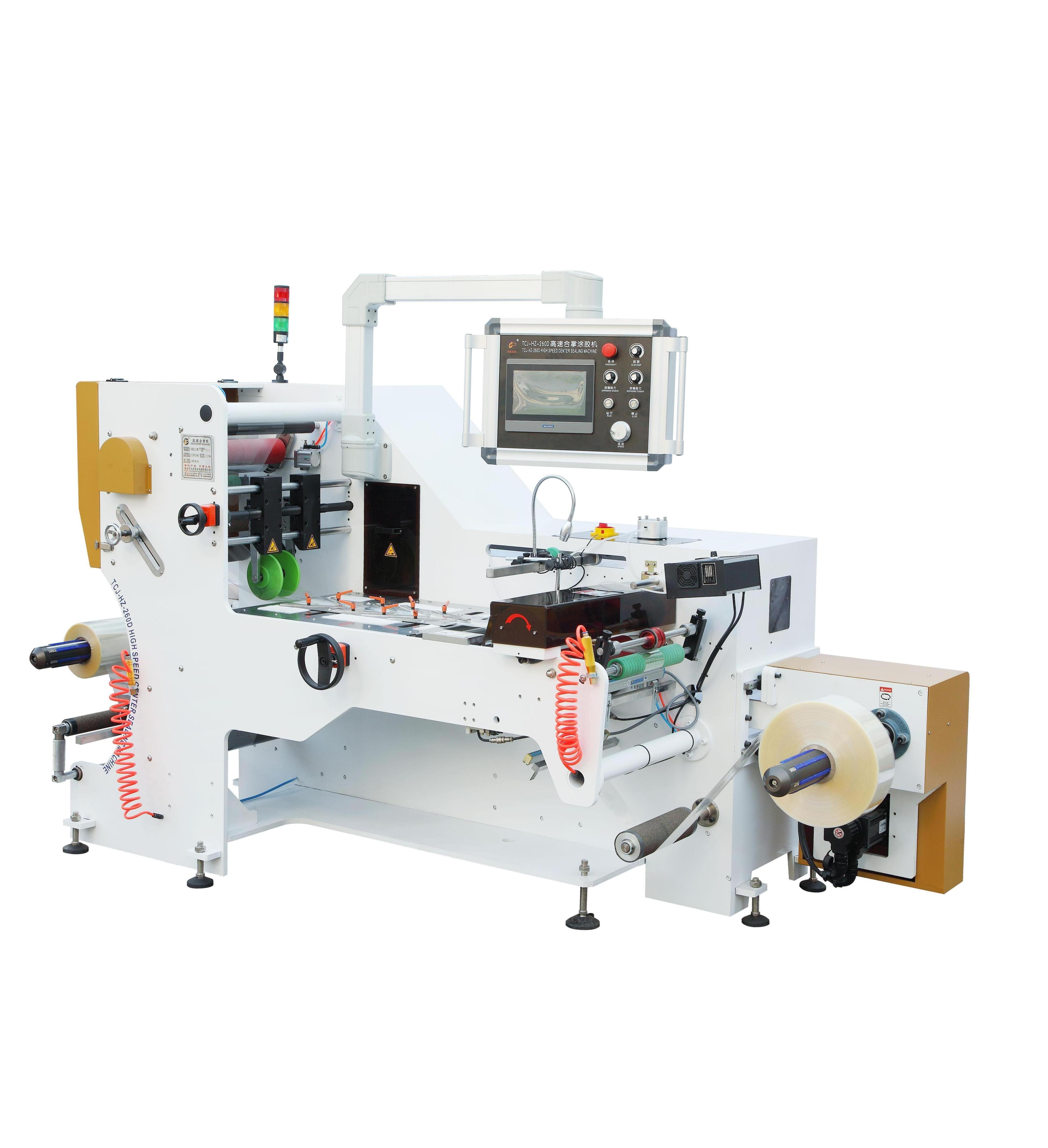 Automatic High speed Mold-less Type PVC PET Shrink Sleeve Label making shrink sleeve glueing machine