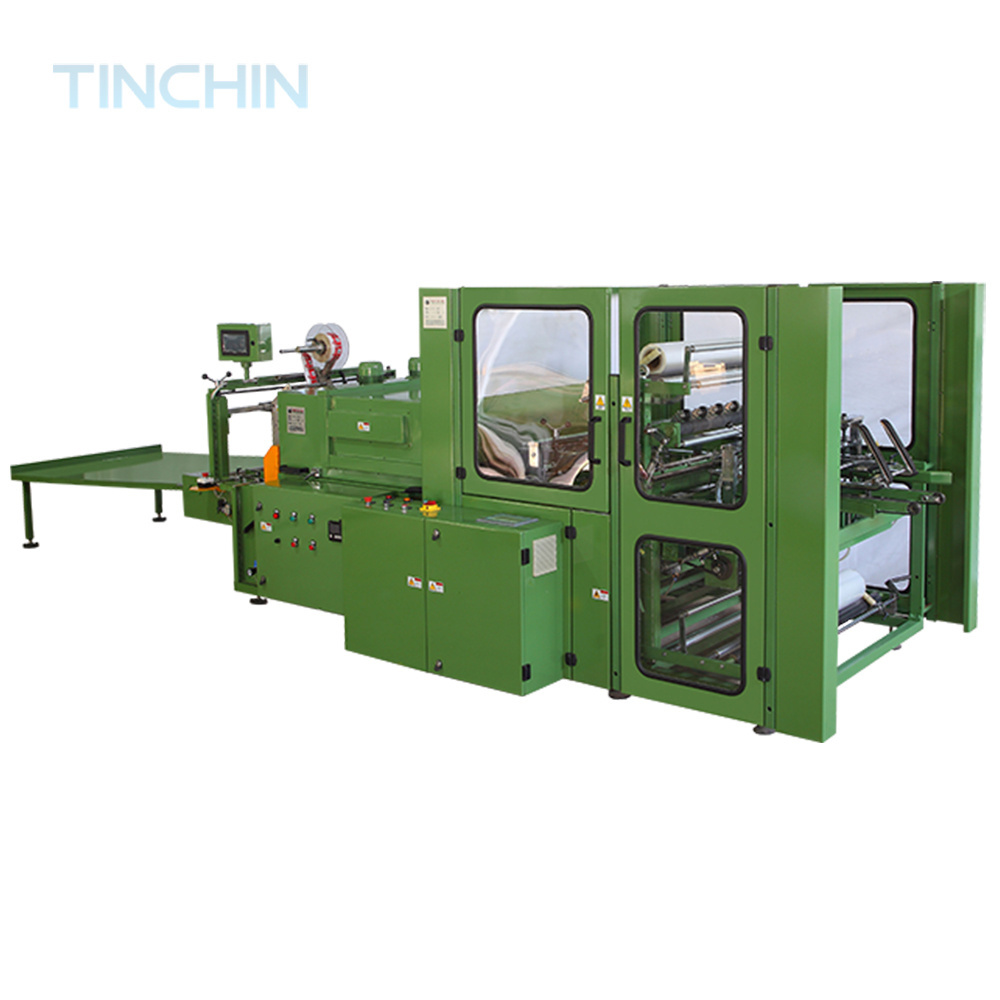 TCJ-RS800-1050 Kraft Paper Roll Packing Machine Automatic Shrink Packing Machine Gift Poster Paper Roll Wrapping Machine