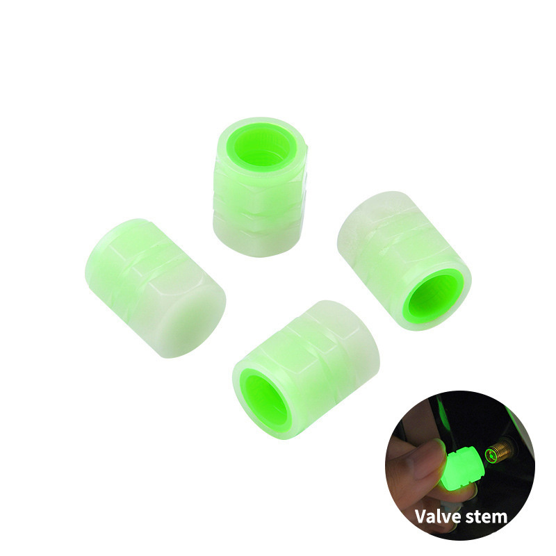 2023 new design mtb road bike wheel valve mini fluorescent light universal bicycle tyre air valve cap light