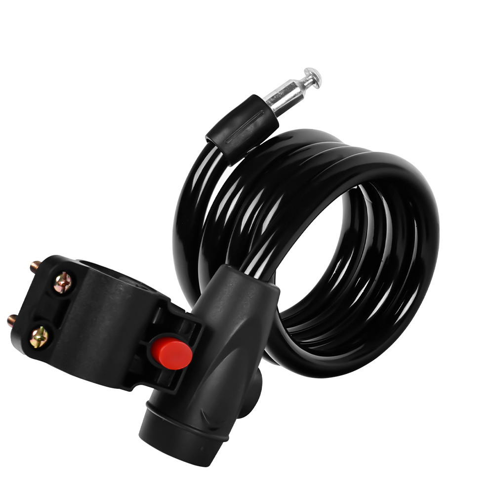 1.2m long mountain bike lock motorcycle anti theft cable lock bicycles