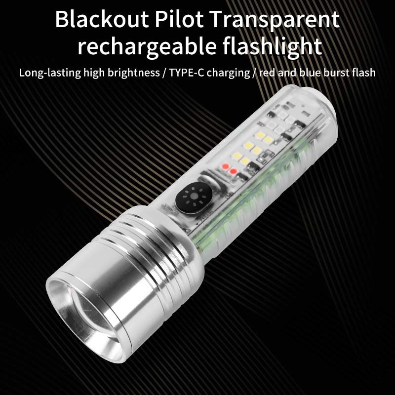 TIANJI Portable keychain flashlight mini USB rechargeable high light small flashlight led