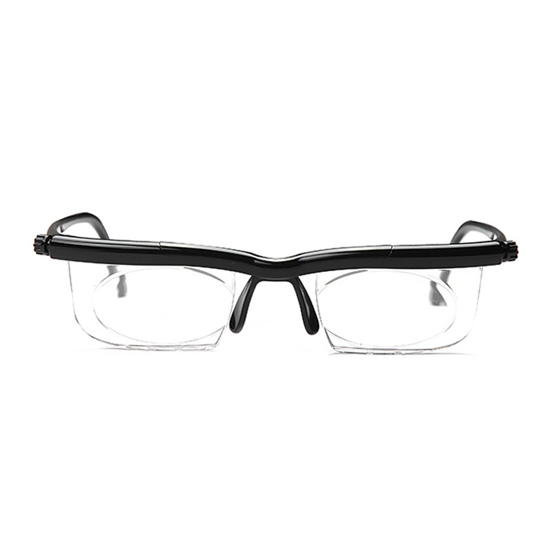 Reading Glasses Myopia Adjustable Lens Eyeglasses -4D To +5D TR90 Variable Focus Distance Reading Glasses