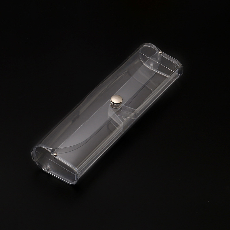 PVC Transparent Case Plastic Clear Eyewear Case Reading Glasses Case