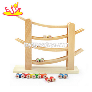 Classic World New Hottest Educational Wooden Track Car Toy Race Ramp for Kids W04E054