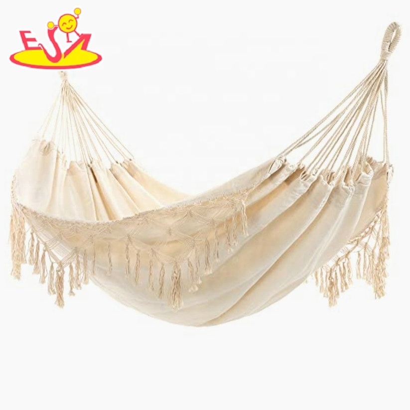 Popular Outdoor Portable Camping Cotton Macrame Hammock Chair For Kids W01D298