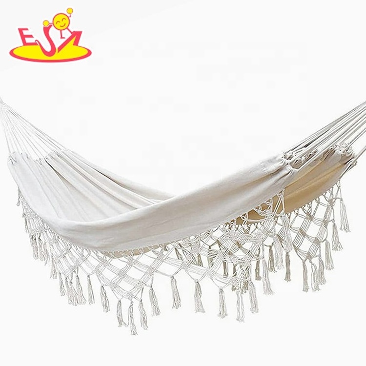 Popular Outdoor Portable Camping Cotton Macrame Hammock Chair For Kids W01D298