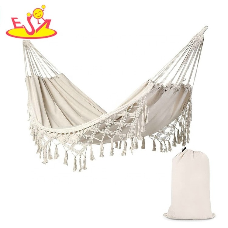 Popular Outdoor Portable Camping Cotton Macrame Hammock Chair For Kids W01D298