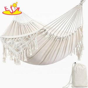 Popular Outdoor Portable Camping Cotton Macrame Hammock Chair For Kids W01D298