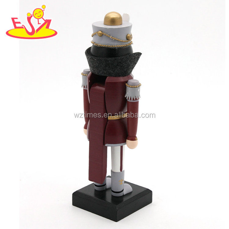 2023 Wholesale classical kids wooden traditional nutcracker for christmas gift W02A293