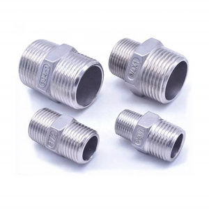 NPT Thread Stainless Steel Hex Nipple/ Hexagon Nipple SS304