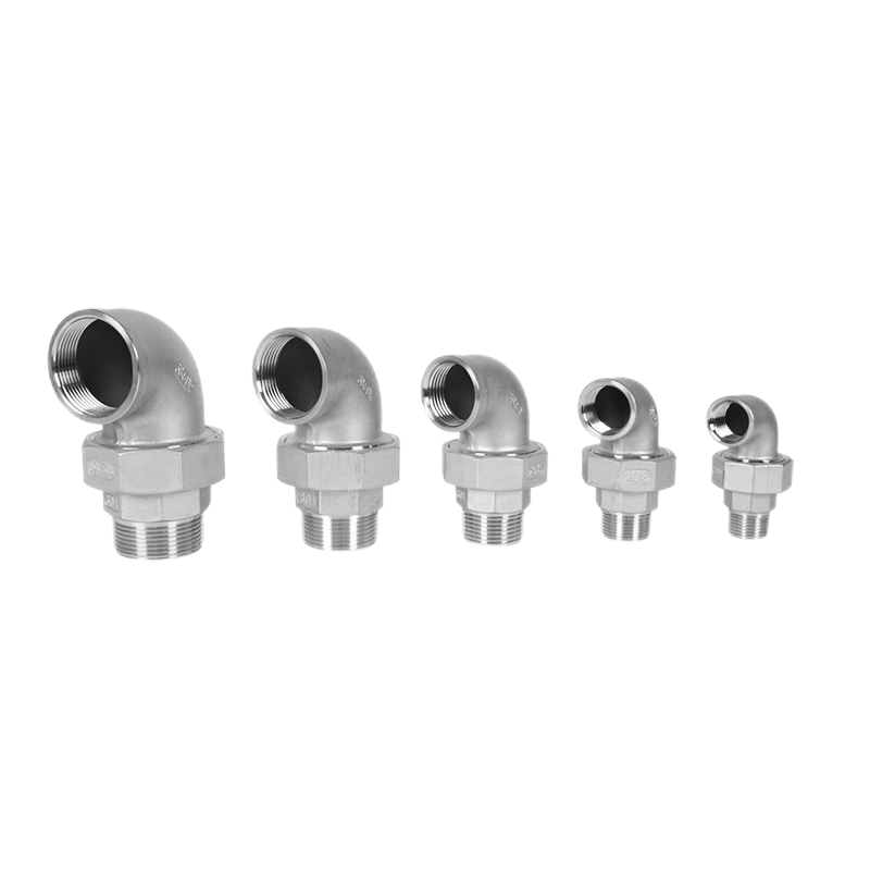 304 316 BSP NPT G BSPT Female Male Thread Casting Stainless Steel Union Elbow Pipe Fittings