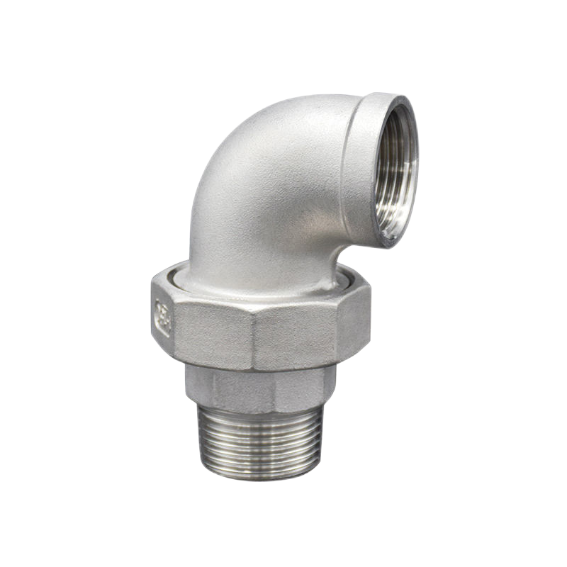 304 316 BSP NPT G BSPT Female Male Thread Casting Stainless Steel Union Elbow Pipe Fittings