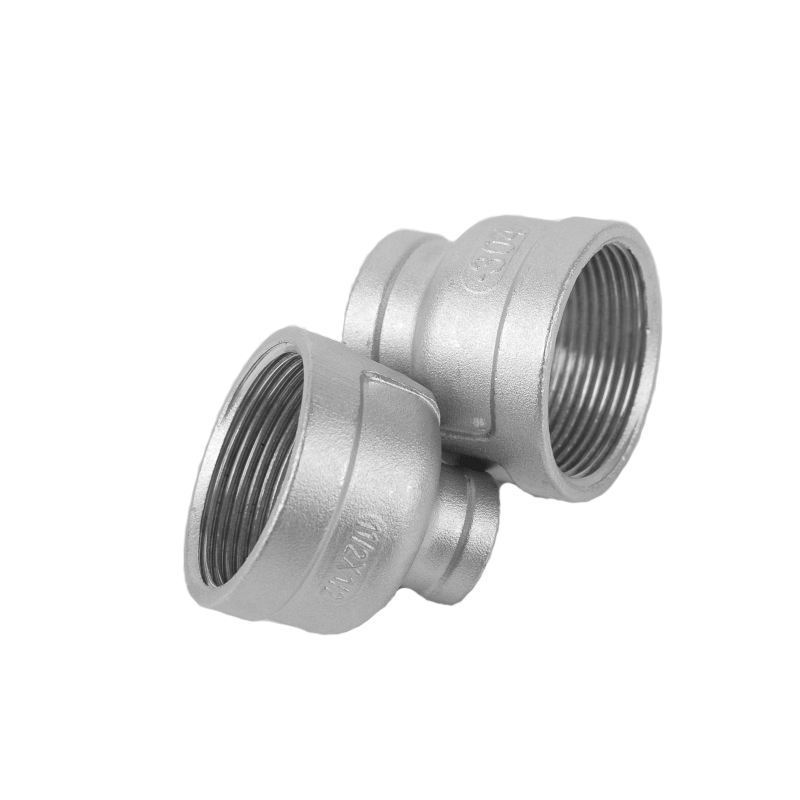 Stainless Steel  304 316 Galvanized Black Pipe Fitting Npt Threaded Pipe Coupling Fittings Red Socket Reducer