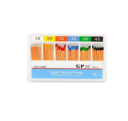 Gutta percha points taper 02 dental tool