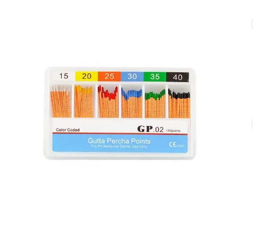 Gutta percha points taper 02 dental tool