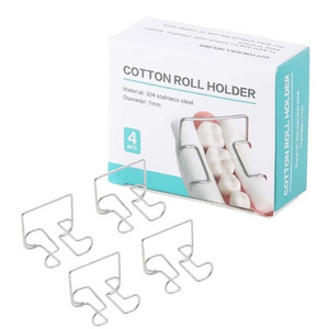 Stainless Steel Autoclavable Cotton Roll Holder Dental Orthodontic Clip Clinic Lab Supplies Tools Cotton Holder