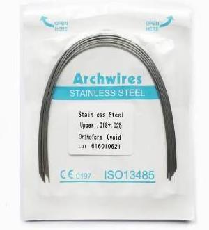 Dental Consumables ortodoncia Ovoid Round odontologia archwires Stainless Steel Arch Wire Orthodontic braces for teeth