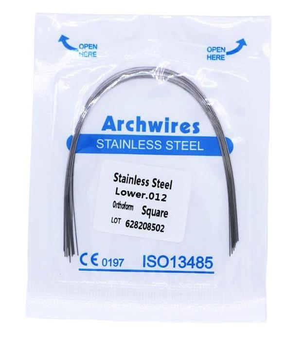 Dental Consumables ortodoncia Ovoid Round odontologia archwires Stainless Steel Arch Wire Orthodontic braces for teeth