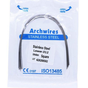 Dental Consumables ortodoncia Ovoid Round odontologia archwires Stainless Steel Arch Wire Orthodontic braces for teeth